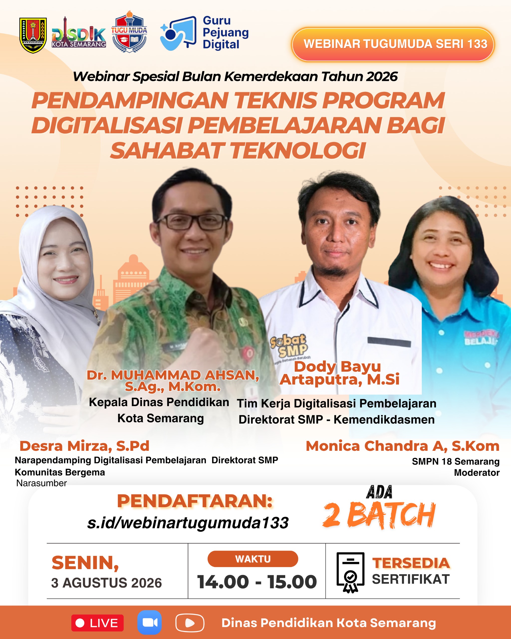 WEBINAR KOMBEL TUGUMUDA SERI KE-133🎗️